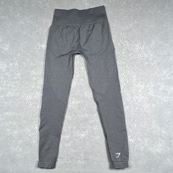 Gymshark Leggings Womens Size Small Gray Athleisure Workout Running Legging - Picture 6 of 12